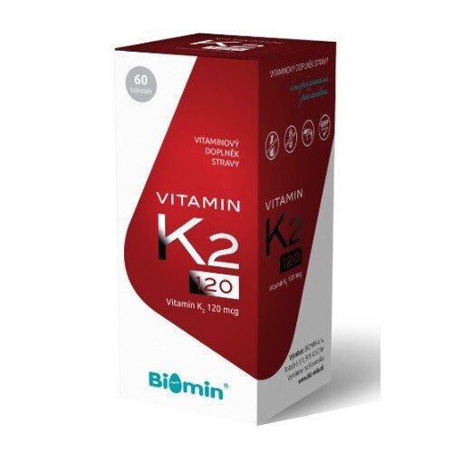 BIOMIN Vitamín K2 120 µg 60 tobolek