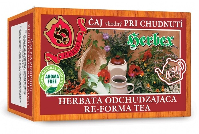 HERBEX Čaj na hubnutí 20x3 g