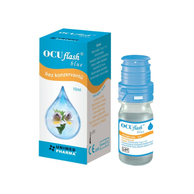 OCUFLASH Blue Oční kapky 10 ml
