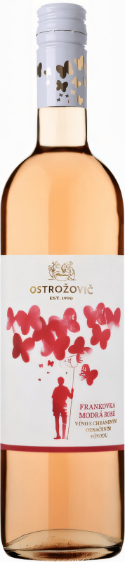 J&J Ostrožovič Frankovka Modrá Rosé 2023 10% 0,75l