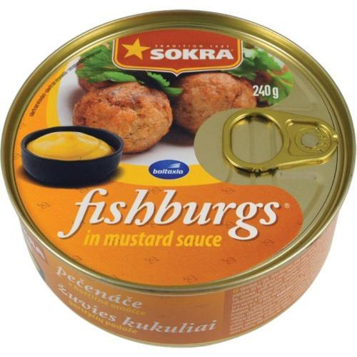 Sokra pečenáče v hořčičné omáčce 240g
