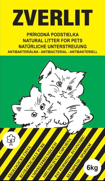 ZVERLIT zelený Podestýlka hrubá 6 kg