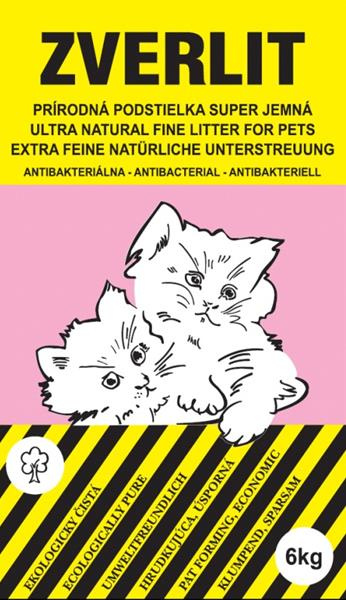 ZVERLIT růžový Podestýlka super jemná 6 kg