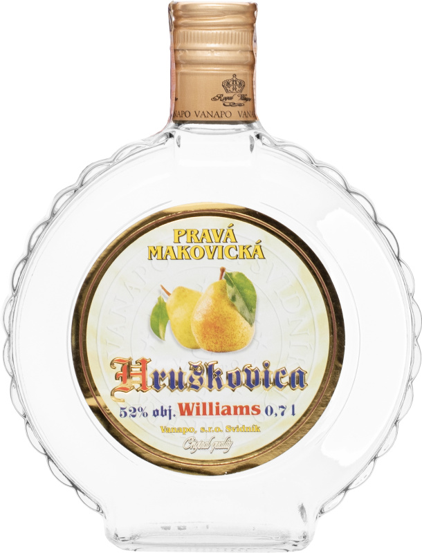 Vanapo Hruškovica Pravá Makovická  52% 0,7l