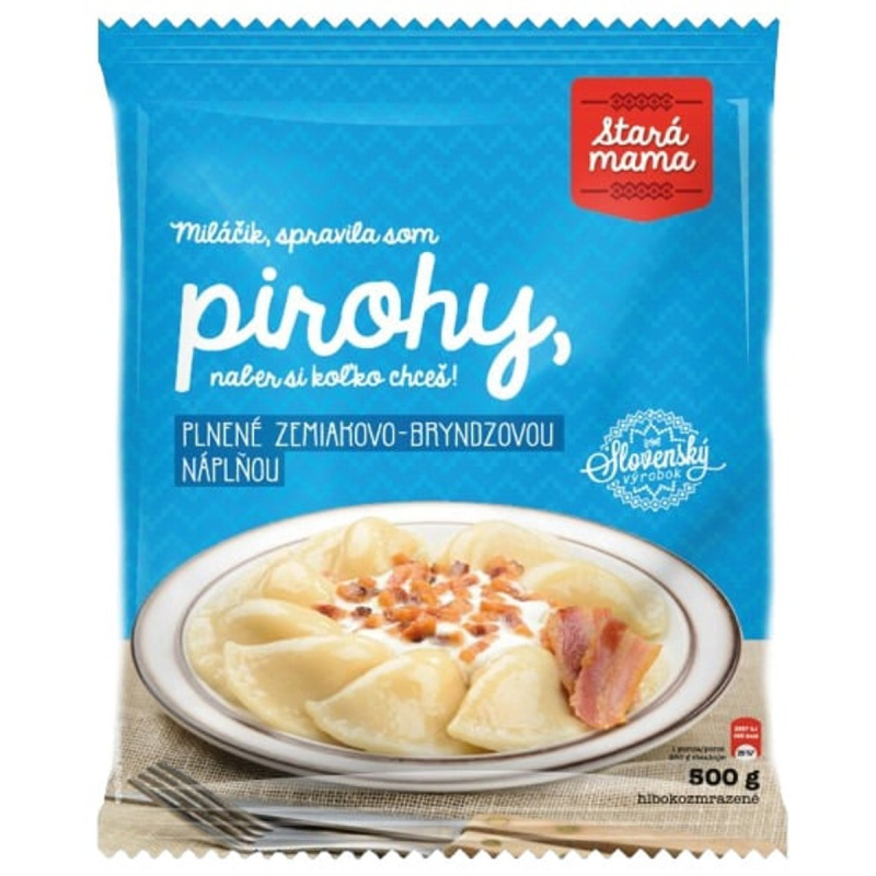 Stará mama Pirohy s bramborovo-bryndzovou náplní