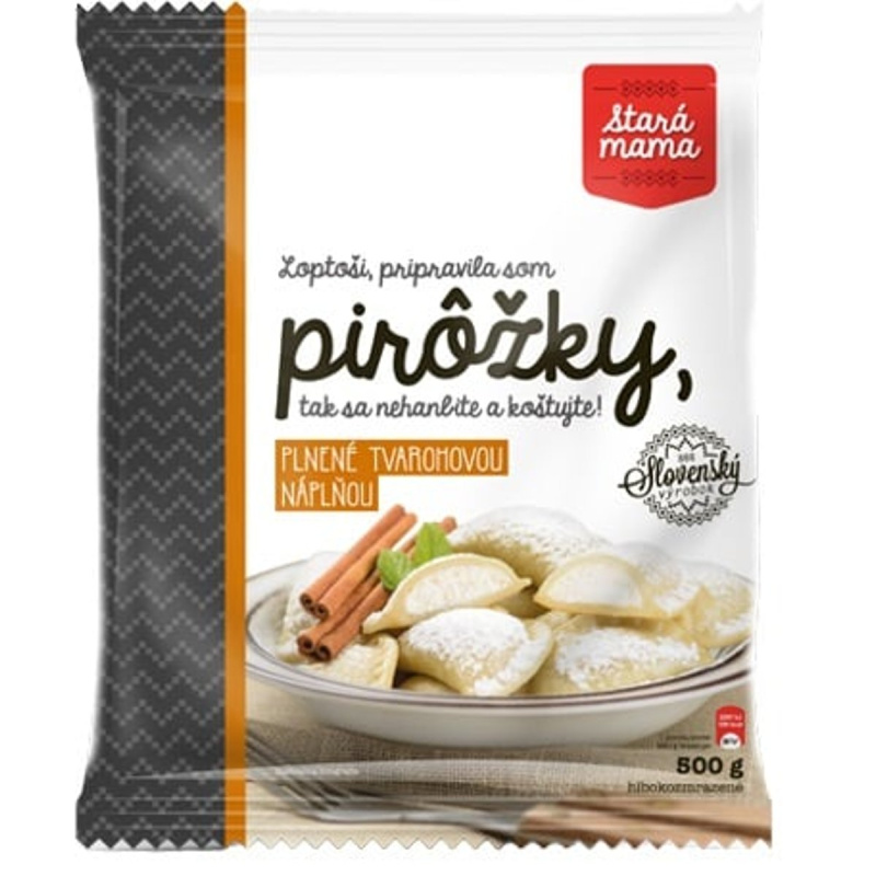 Stará mama Pirôžky plněné tvarohovou náplní