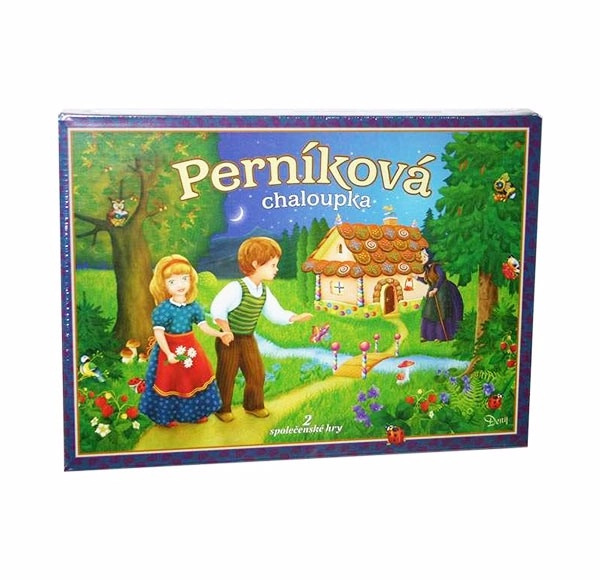 Perníková chalúpka verze SK 2 společenské hry v krabici 34x25x4cm