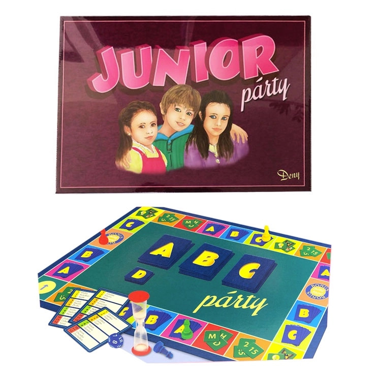 Junior párty – zábavná týmová společenská hra pro děti a rodiny