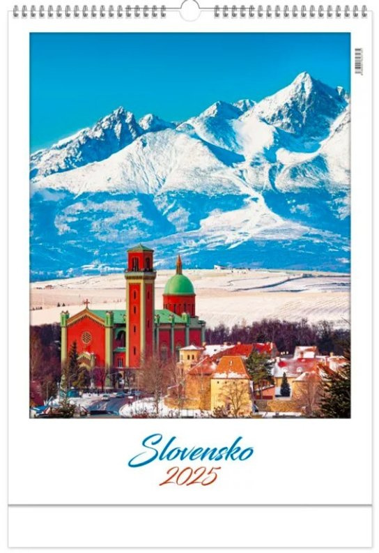 Slovensko 2025 - nástenný kalendár