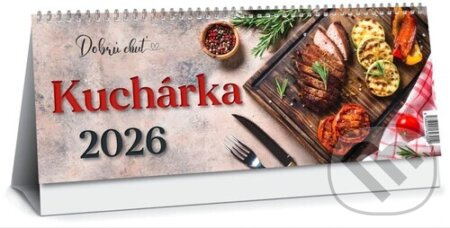Kuchárka 2026 - stolový kalendár (Dobrú chuť)