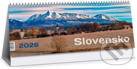 Slovensko 2026 - stolový kalendár