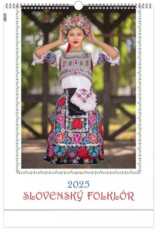 Nástenný kalendár Slovenský folklór 2026