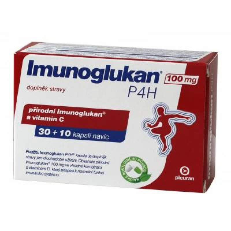 IMUNOGLUKAN P4H&#174; 30+10 kapslí ZDARMA