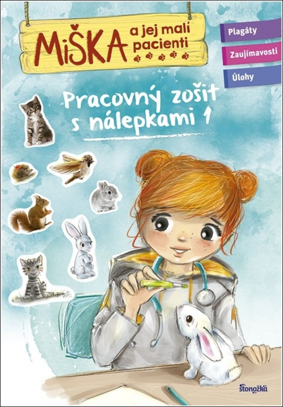 Miška a jej malí pacienti: Pracovný zošit s nálepkami 1 - kniha z kategorie Úkoly pro děti