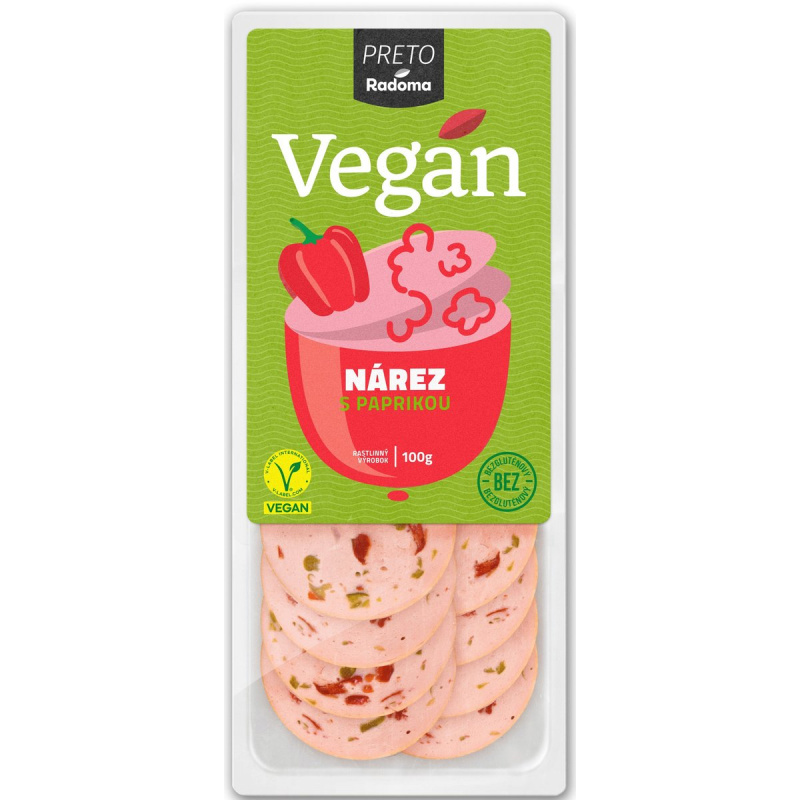 Preto Radoma Vegan nářez s paprikou