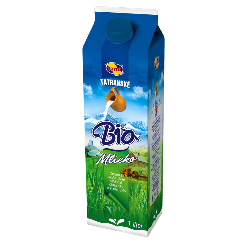Tami BIO Čerstvé mléko polotučné 1,5%