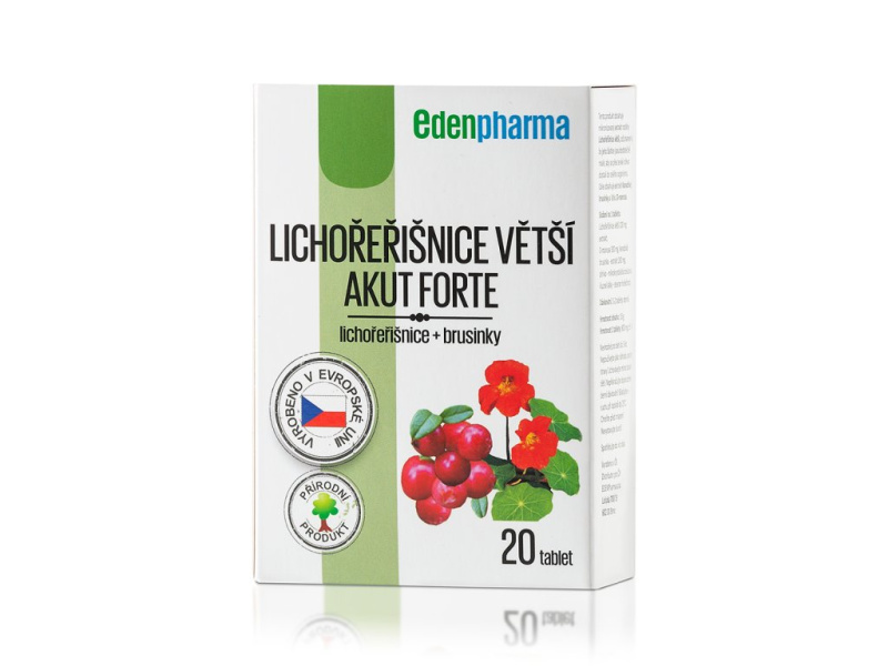 EDENPHARMA Lichořeřišnice větší akut forte 20 tablet