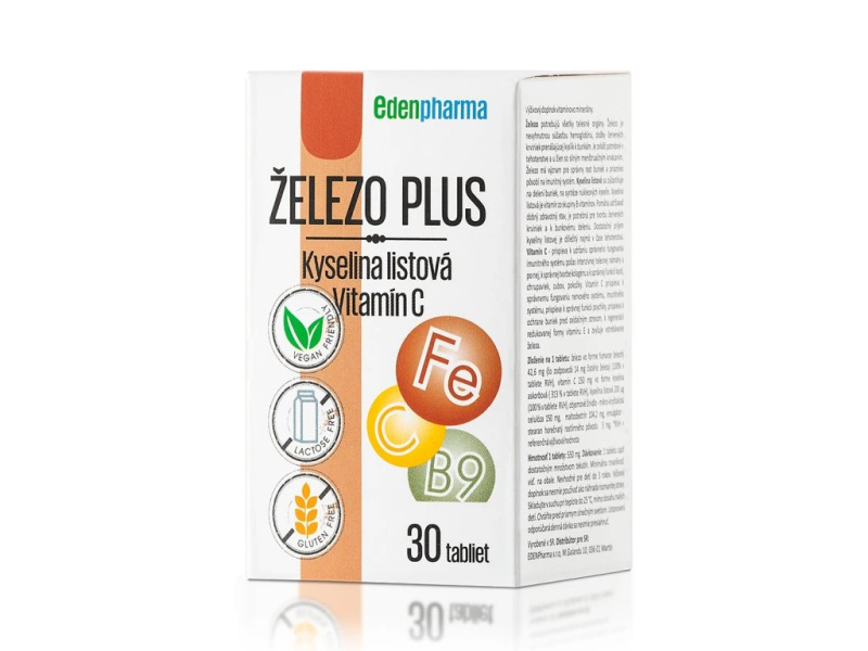 EDENPHARMA Železo Plus 30 tablet