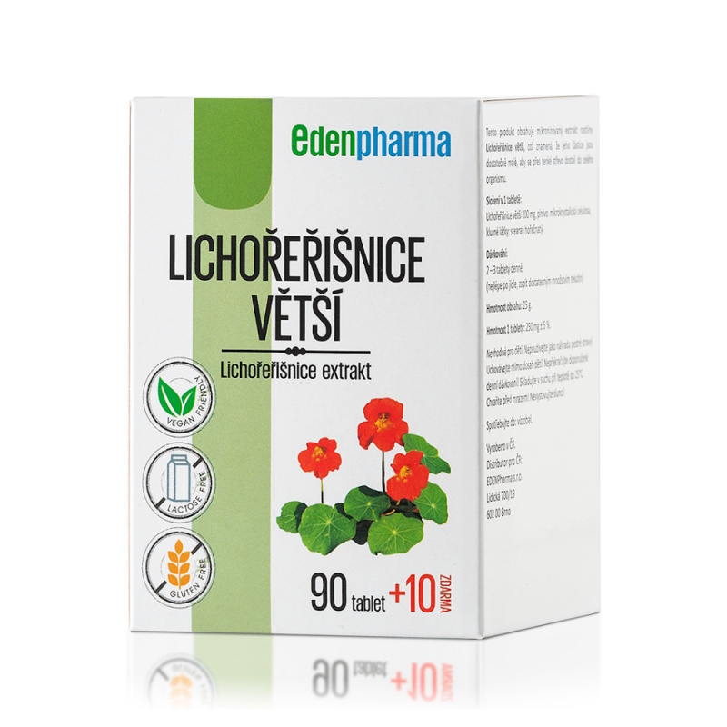 EDENPHARMA Lichořeřišnice větší 100 tablet