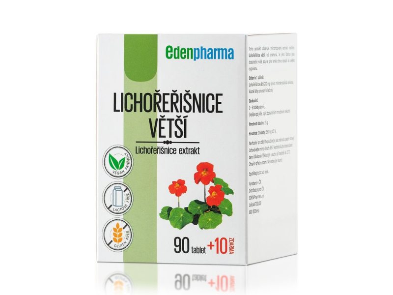 EDENPHARMA Lichořeřišnice větší 100 tablet