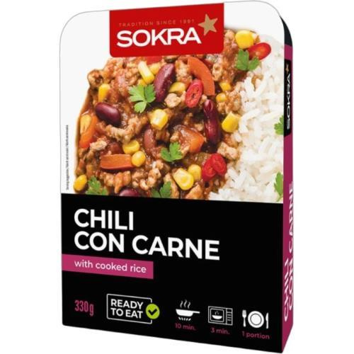 Sokra rýže chili con carne 330g