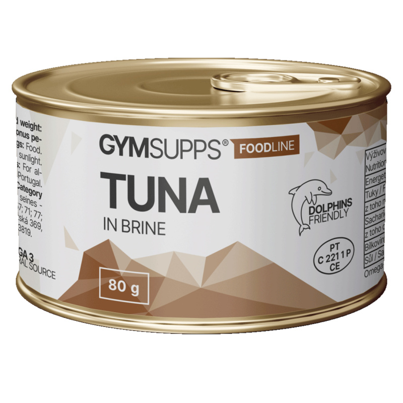 Gymsupps Tuňák ve vlastní šťávě - 80g