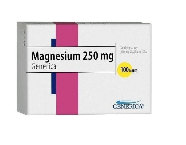 GENERICA Magnesium 250 mg 100 tablet