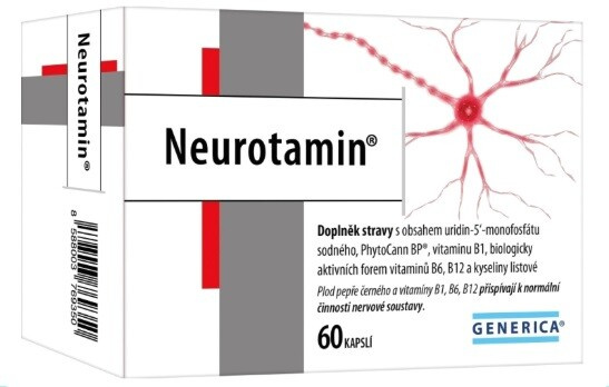 GENERICA Neurotamin 60 kapslí