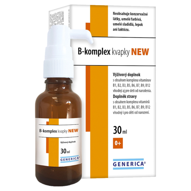 GENERICA B-komplex kapky NEW 30 ml