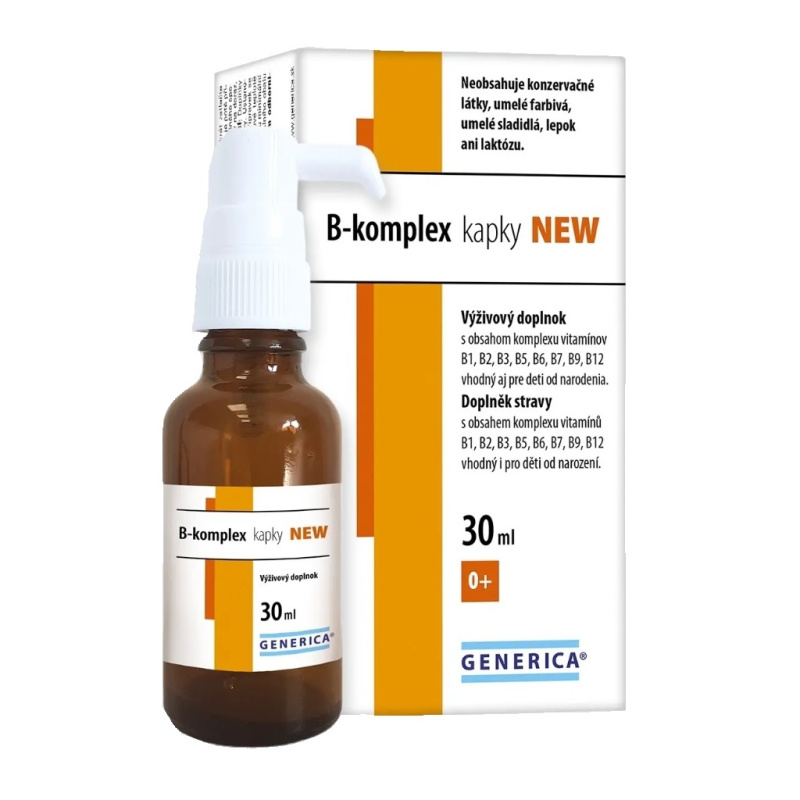 GENERICA B-komplex kapky NEW 30 ml
