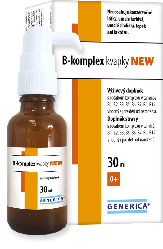 GENERICA B-komplex kapky NEW 30 ml
