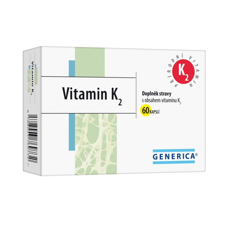 GENERICA Vitamin K2 60 kapslí