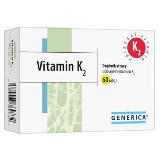 GENERICA Vitamin K2 60 kapslí