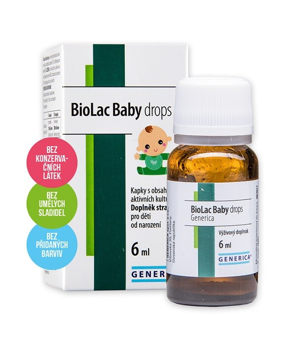 GENERICA Biolac baby drops 6 ml