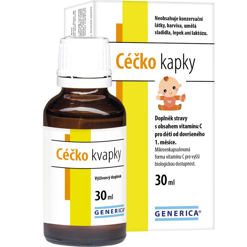 GENERICA Céčko kapky děti od 1 m+ 30 ml
