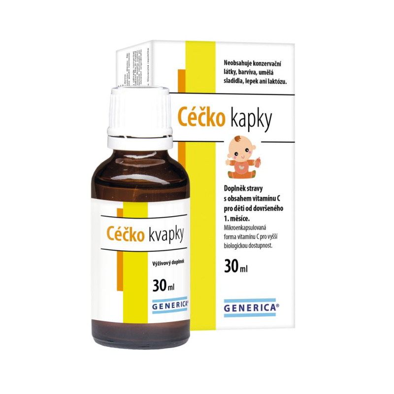 GENERICA Céčko kapky děti od 1 m+ 30 ml