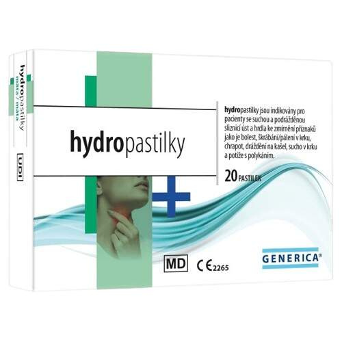 GENERICA Hydro pastilky máta 20 kusů