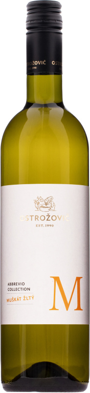 J&J Ostrožovič Abbrevio Muškát žltý 11,5% 0,75l
