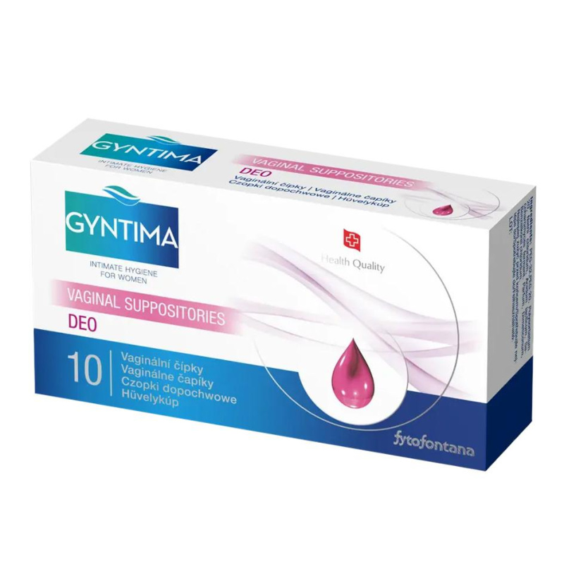 Gyntima Deo vaginální čípky 10 ks