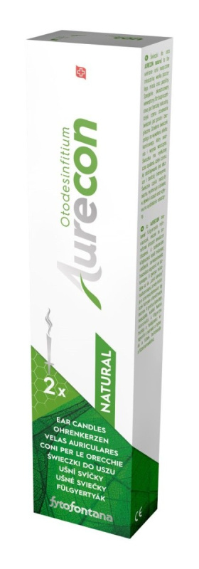 AURECON Ušní svíčky Natural 2 kusy