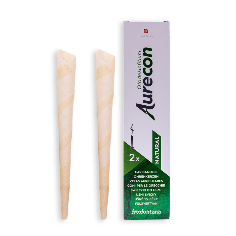 AURECON Ušní svíčky Natural 2 kusy