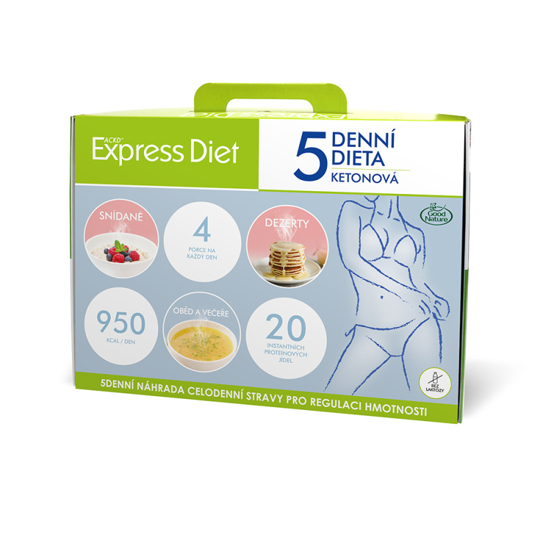 EXPRESS DIET 5denní proteinová dieta na hubnutí 20 jídel