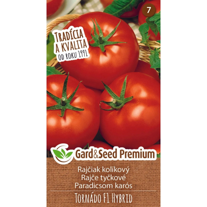 GardenSeed Premium Semínka Rajče tyčkové Tornádo F1 Hybrid