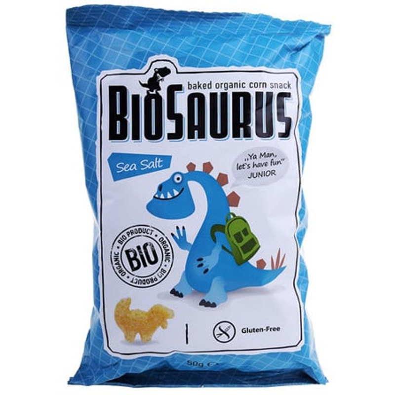 BioSaurus BIO Kukuřičný snack slaný