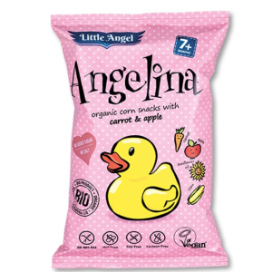 Little Angel Angelina BIO Křupky mrkev a jablko 4x15 g