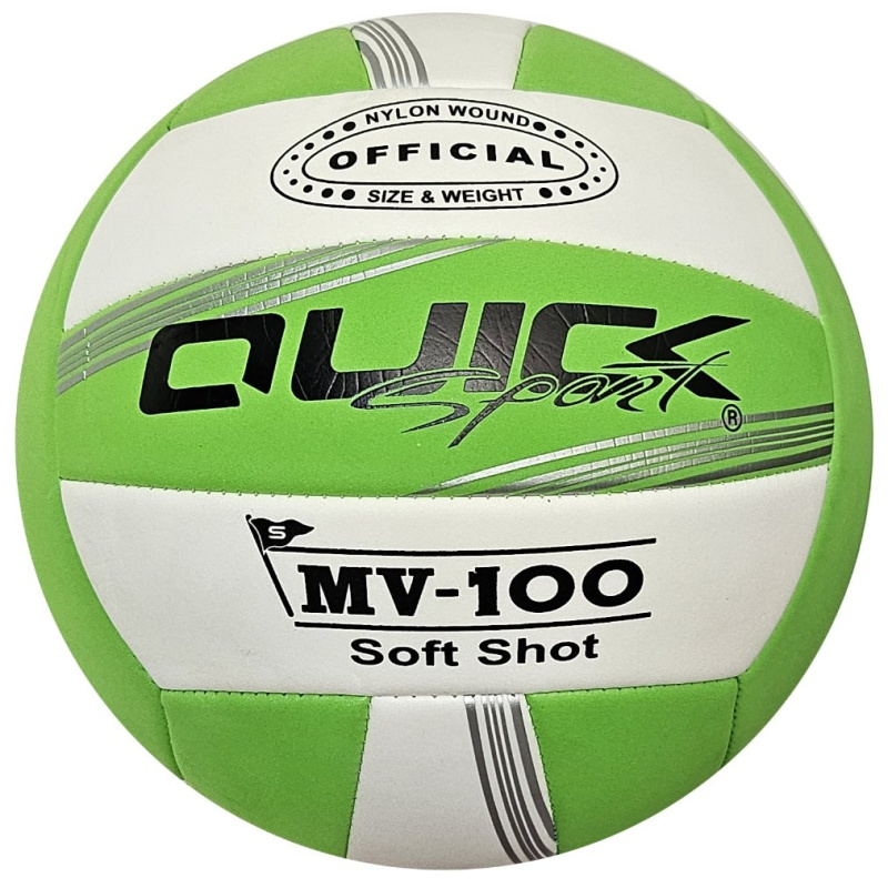 Quick Volejbalový míč MV-100 Soft Shot zelená