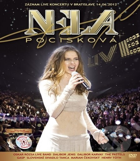 Nela Pocisková - Live koncert (DVD + BONUS CD) - film z kategorie Hudební dokumenty a koncerty