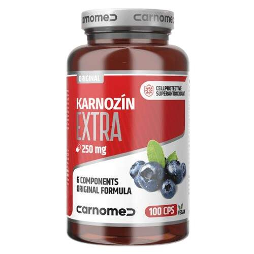 Carnomed Karnozín Extra Pure & Strong 250 mg 100 kapslí