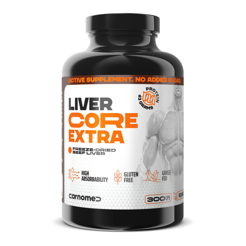 CARNOMED Liver core extra 300 kapslí