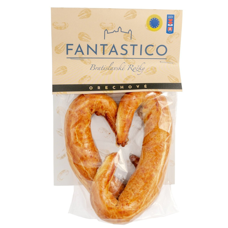 Fantastico Bratislavský rohlíček ořechový, 2 ks